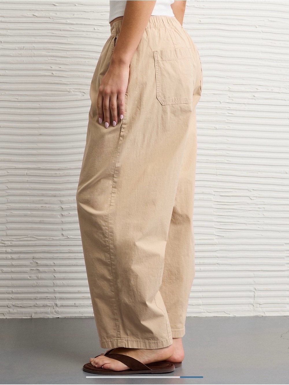 Low Rise Barrel Pull On Pants - American Eagle - Picture 3 of 5